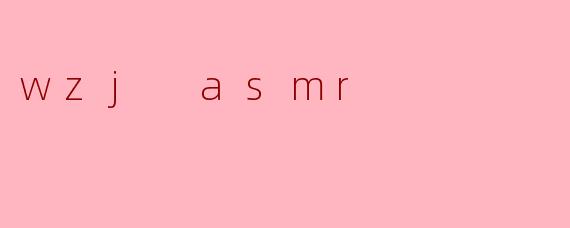 什么是.wzjASMR?它有什么特点?